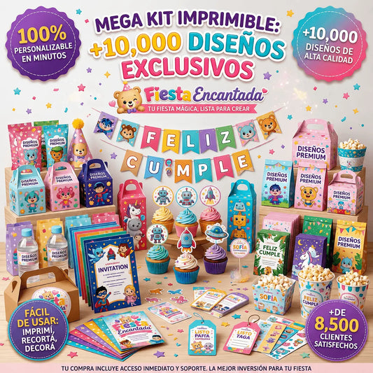 Mega Pack Fiesta Premium + 7 Bonos de REGALO 🎁